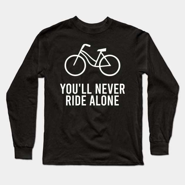 bike bicycle ride Long Sleeve T-Shirt by TheGloriousJoey